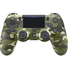 G-Shop Ps4 Joystick Dualshock 4 V2 Oyun Kolu Gamepad Yeşil Kamuflaj
