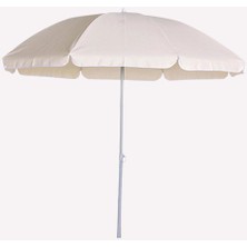 Shopmekan Polyester Örtülü Bahçe Balkon Teras Şemsiye Krem