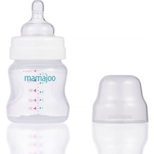 Mamajoo Silver Biberon 150 ml & Kulplu Eğitici Bardak 270 ml / Beyaz