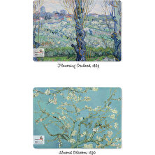 Retronote Van Gogh 4'lü Defter Seti 2 Blooming Series Çizgisiz 64 Sayfa 14X21CM