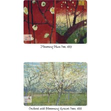 Retronote Van Gogh 4'lü Defter Seti 2  Blooming Series  Çizgisiz  64 Sayfa  14X21CM