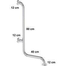 Vegaline 32 Q Köşe Tutunma Barı