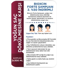 Bioxcin Forte Şampuan 300 ml 2.si %50 İndirimli