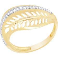 Diamond Line-Gülaylar  14 Ayar Trend Yüzük