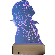 Modiwa Design Juuzou Suzuya - Tokyo Ghoul 16 Renk Anime Gece Lambası