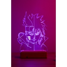 Modiwa Design Sasuke Uchiha Uzumaki Naruto 16 Renkli Anime Gece Lambası