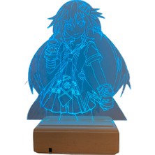 Modiwa Design Uzume Tennouboshi - Hyperdimension Neptunia 16 Renk Anime Gece Lambası