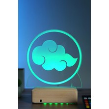 Modiwa Design Naruto Akutsuki Cloud 16 Renk Anime Gece Lambası