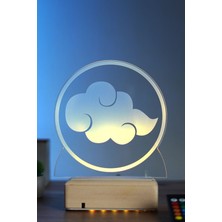 Modiwa Design Naruto Akutsuki Cloud 16 Renk Anime Gece Lambası