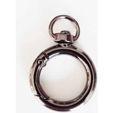 Angel Çanta Aksesuar Relaks Yaylı Halka Füme