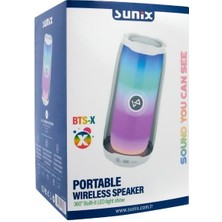 Sunix Bts-X Taşınabilir Bluetooth Kablosuz Hoparlör