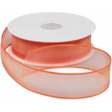 Simisso Şifon Kurdele 2,5 cm 20 mt | Turuncu