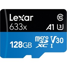 Lexar 633 x 128G Sürüş Kaydedici Tf Kartı - Mavi + Siyah (Yurt Dışından)