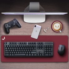 GoLite Bordo Gaming Oyuncu Mouse Pad 70x30 Cm Large - Büyük Uzun Boy Mousepad Klavye Fare Altlığı MP03