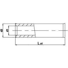 Onka 6280 (1090432)  240MM Alüminyum Sıkmalı Ek Muf