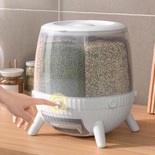 Dolity 6kg Kuru Gıda Saklama Kutusu - Beyaz (Yurt Dışından)