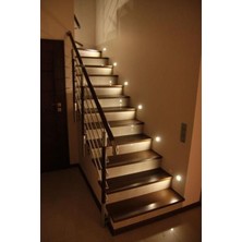 Full Reyon Kare Gün Işığı Analog Sensörlü LED Spot Merdiven  Armatürü