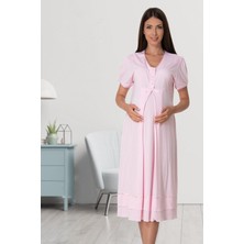 Kısa Kol Lohusa Gecelik Effort 8023