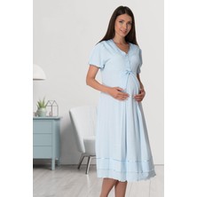 Kısa Kol Lohusa Gecelik Effort 8023