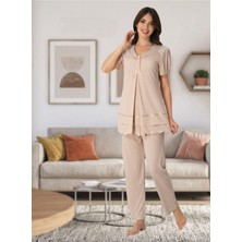 Effort 8022 Kısa Kol Lohusa Pijama Takım