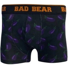 Bad Bear Eggplant Erkek Desenli Boxer