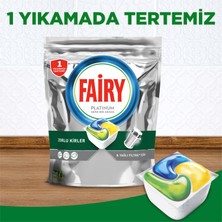 Fairy Platinum Bulaşık Makinesi Deterjanı Tableti / Kapsülü Limon Kokulu 50 Yıkama