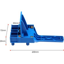 Gahome Hızlı Ahşap Dübel Jig Abs Plastik El Cep Delik Jig (Yurt Dışından)