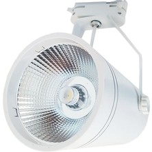 Ack AD30-01910 4000K 30W Beyaz Kasa Cob LED Ray Spot Armatür