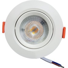 Ack AD01-00530 5W Beyaz Kasa Cob LED Spot Armatür 6500K Beyaz