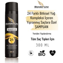 Blonder Line Yanmış ve Yıpranmış Saçlar İçin Yoğun Onarıcı Saç Bakım Şampuanı 300 ml