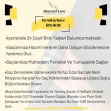 Blonder Line 24 Farklı Bitkisel Yağ İçeren Yıpranmış Ve Kırılgan Saçlar için Onarıcı Saç Bakım Maskesi - 300 ml