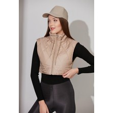 Alexander Gardi Alexandergardı Crop Kapitone Yelek (B21-909YL