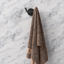 Tekno-tel Ömür Boyu Paslanmaz Banyo Havlu Askı Mat Siyah MG436