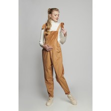 Lyn Mama Johana Kadife Salopet - Camel