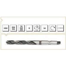 Mte 16.5 Mm Mors Konik Saplı Matkap Ucu
