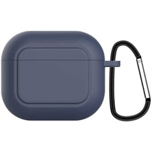 Smcase Apple Airpods 3. Nesil Silikon Mat Soft Tasarım A 23 Lacivert