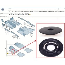 Parça Deponuz Volkswagen Paspas Klipsi  4 Takım
