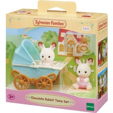 Adore Oyuncak 5432 Sylvanian Families, Çikolata Kulaklı Ikiz Tavşan Bebek, +3 Yaş