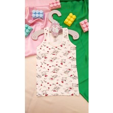 Ceylanoğlu Kız Çocuk 6'lı Atlet %100 Pamuk