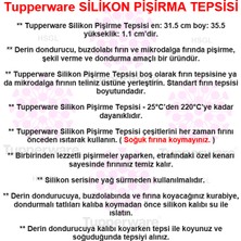 Tupperware Silikon Tepsi Silikon Pişirme Frın Tepsisi Hsgl