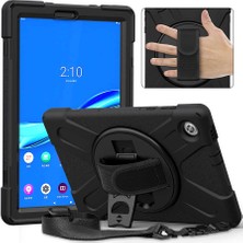 MTK Moveteck Samsung Galaxy Tab S6 Lite P610 Kılıf P615 P617 Defender Askılı Zırhlı Tank Case