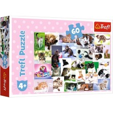 Trefl Puzzle 17332 Trefl Puzzle Cat's World 60 Parça Puzzle