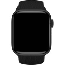 Marbil Bilişim Apple Watch 1 2 3 4 5 6 7 Se Nike Uyumlu 42MM 44MM 45MM Hasır Örgülü Premium Loop Kordon