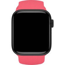 Marbil Bilişim Apple Watch 1 2 3 4 5 6 7 Se Nike Uyumlu 42MM 44MM 45MM Hasır Örgülü Premium Loop Kordon