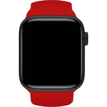 Marbil Bilişim Apple Watch 1 2 3 4 5 6 7 Se Nike Uyumlu 42MM 44MM 45MM Hasır Örgülü Premium Loop Kordon