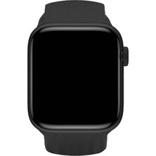 Marbil Bilişim Apple Watch 1 2 3 4 5 6 7 Se Nike Uyumlu 42MM 44MM 45MM Hasır Örgülü Premium Loop Kordon