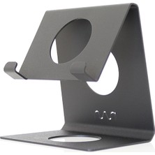 Hansdo - Tablet Standı - Tablet Tutucu - Kitap Tutucu - Metal - Siyah - STS1BL