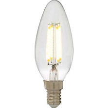 Panasonic E14 LED Filaman Rustik Lamba 4W 470LM 2700K Clear LDCCH04LH1RC