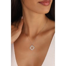 Lia Berto Yonca Model 925 Ayar Gümüş Kolye