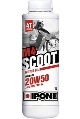 Ipone M4 Scoot 20W50 4t Mineralli Scooter Motor Yağı 1 Lt